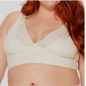 Brand New Ruby Ribbon Women's Size 30 White Second Skin Sheer Demiette